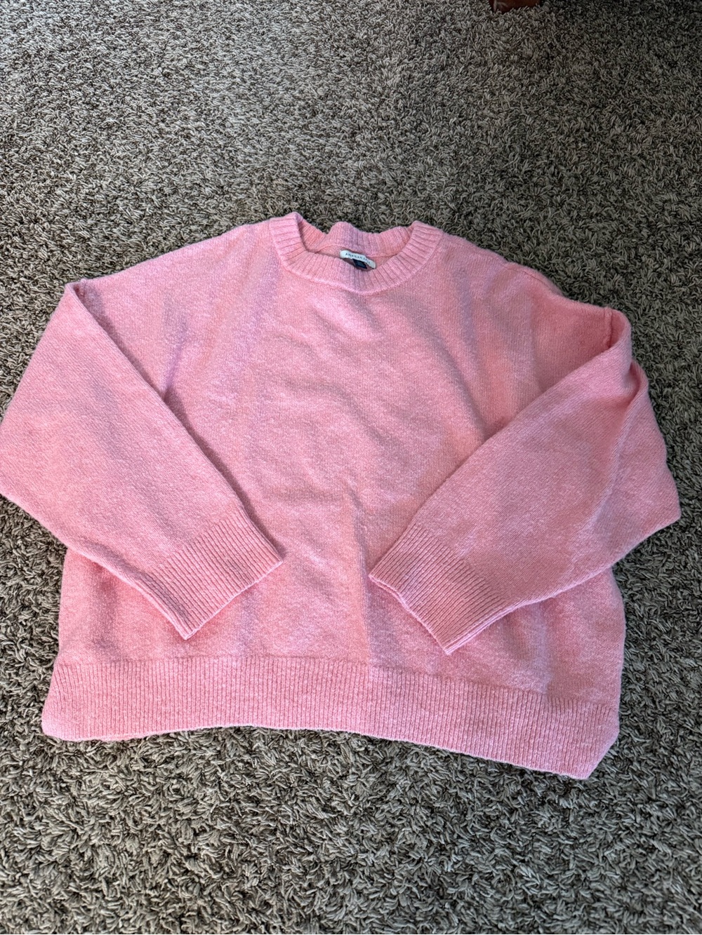 American Eagle Outfitters Pink Crewneck Sweater